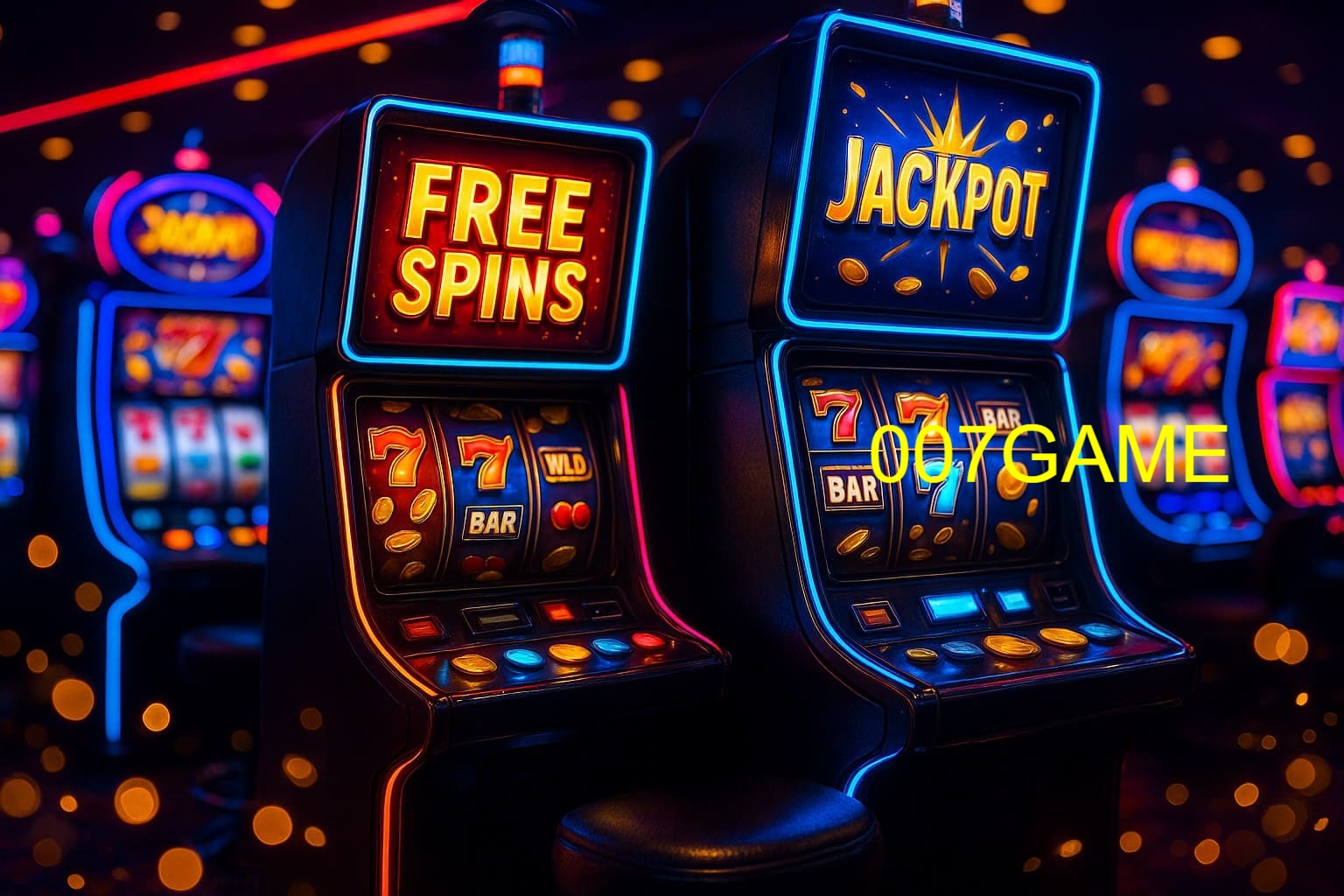 Diversos jogos de caça-níqueis