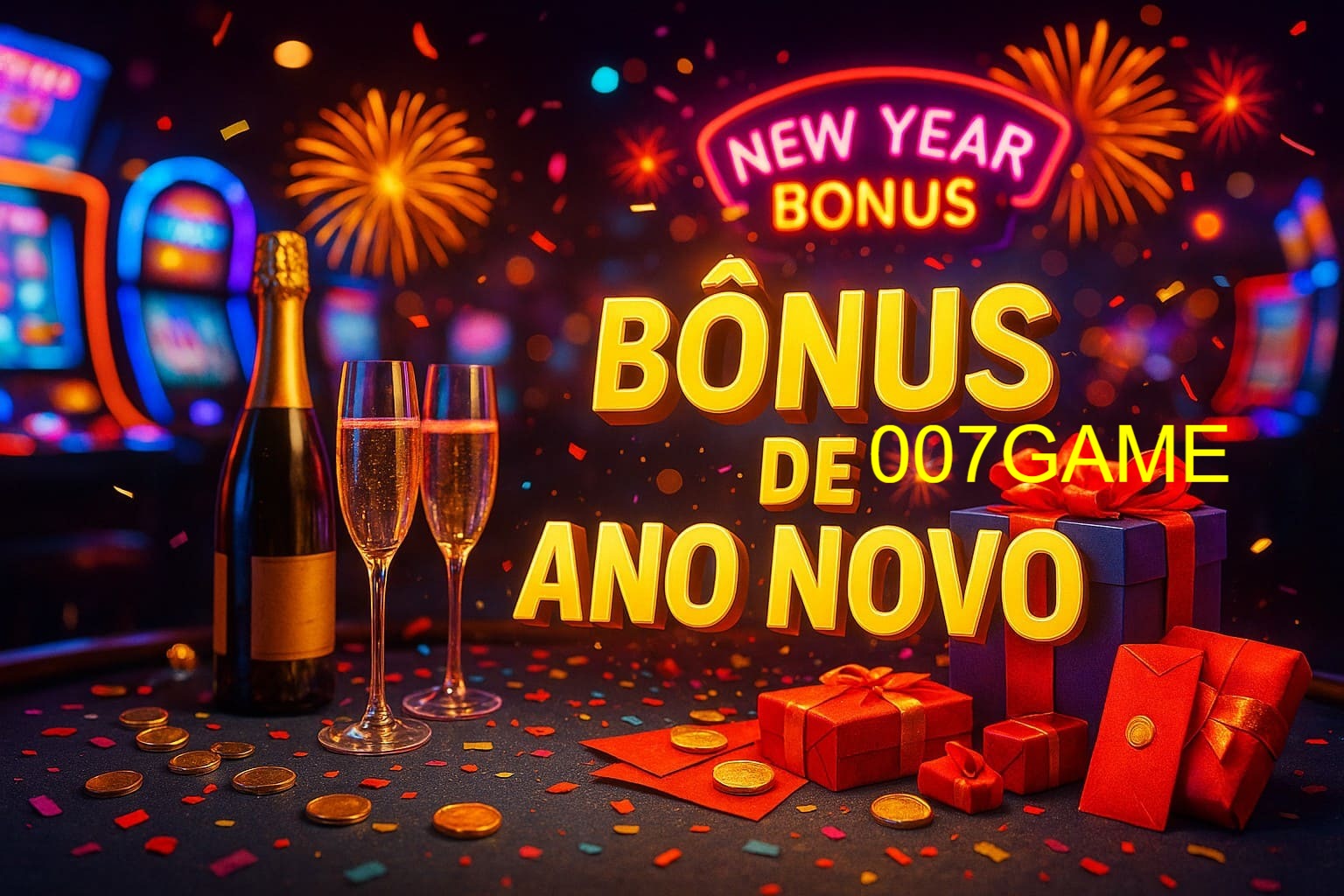 Promoções de Ano Novo no 007GAME